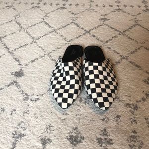 Checkered UO mules